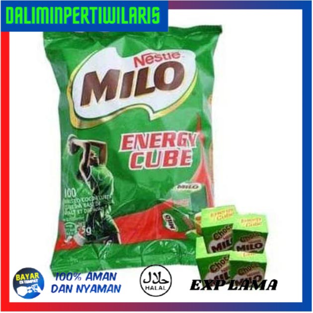 

( BISA COD ) PROMO NESTLE MILO ENERGY CUBE ISI 100 PCS NUGGET COKLAT MILO ENAK BANGET PROMO SPECIAL