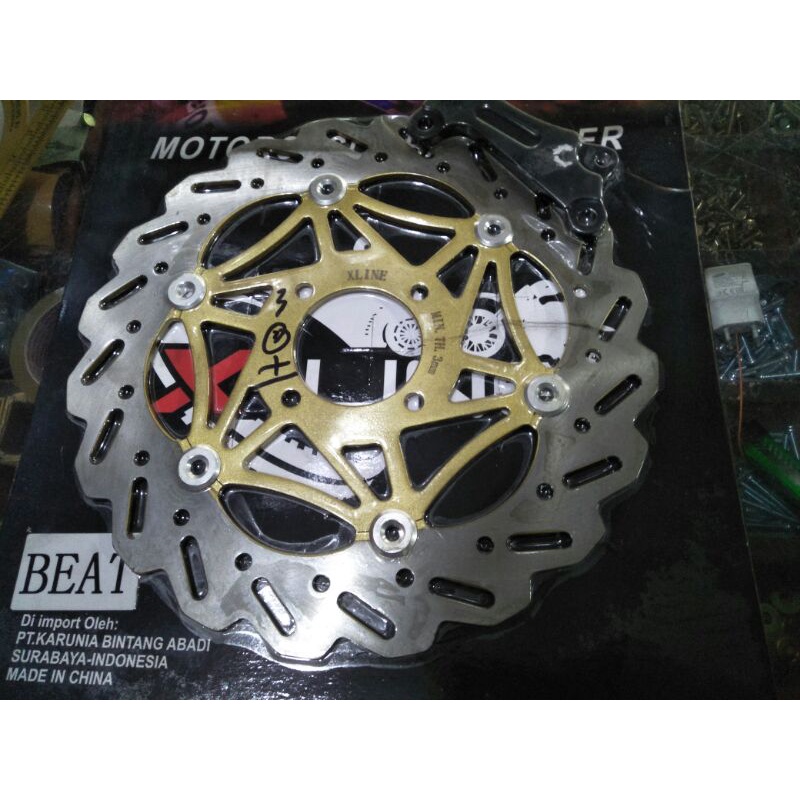 Piringan Cakram Depan BEAT Variasi merk X-Line 260mm