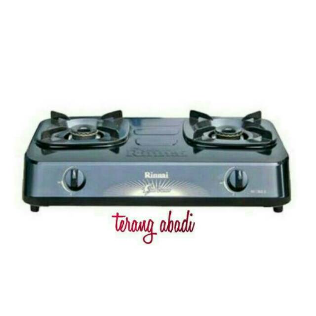 Kompor gas rinnai 302s 2tungku teflon