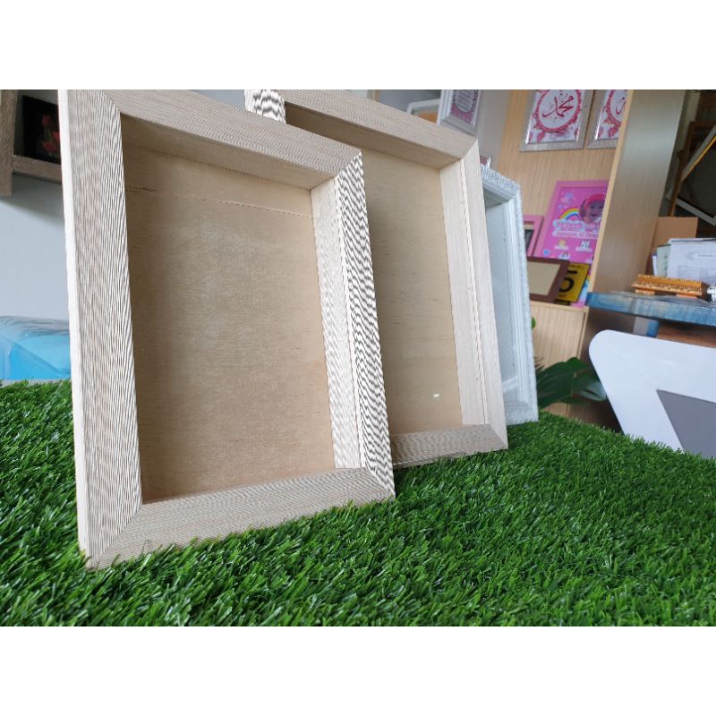 bingkai mahar acrylic bukan kaca / frame mahar / bingkai 3d / frame 3d