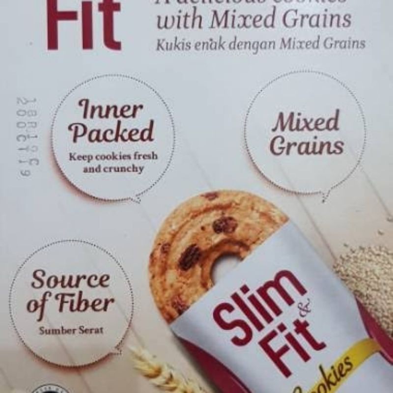 

slim&fit cookies 220gr slimfit slim fit kukis