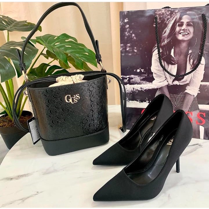 Guess Bucket Bag Tas Slempang 100% Original