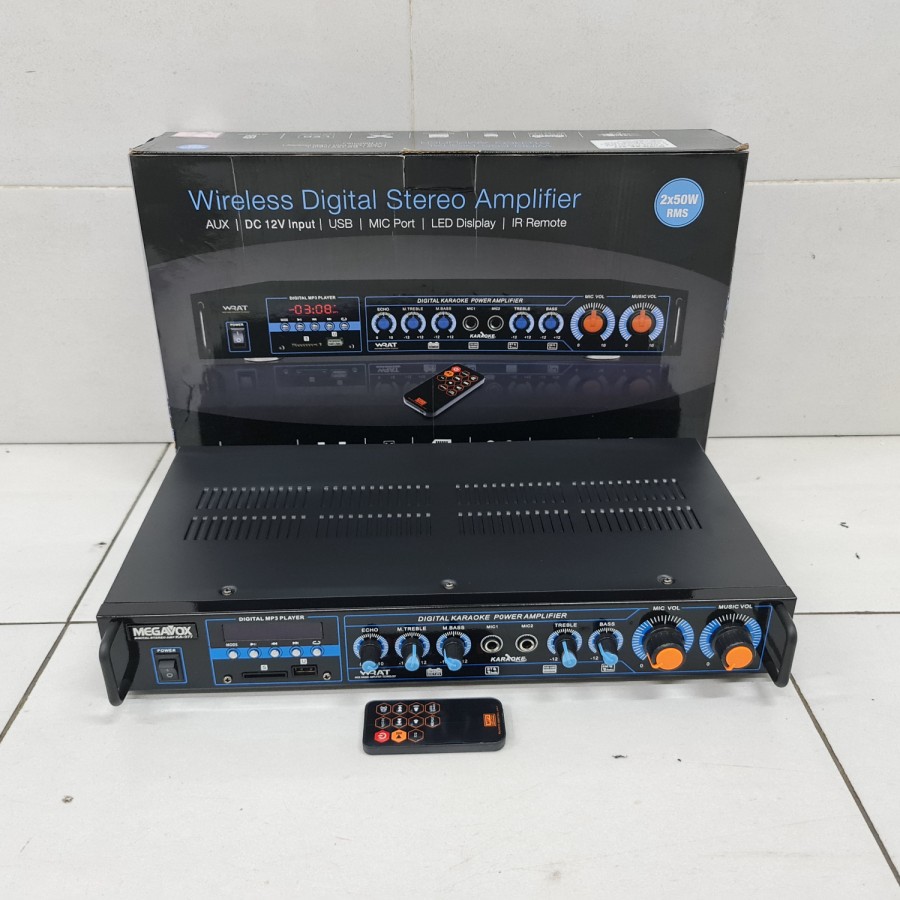 POWER AMPLIFIER MEGAVOX MV377 / MV-377 BARU!!