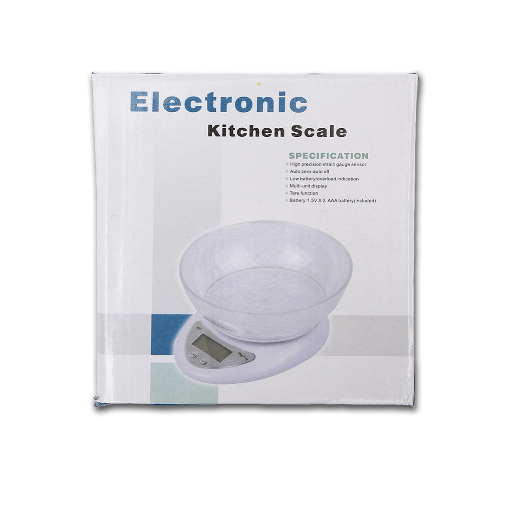 HOVELSHOP Timbangan Digital Mangkok / Timbangan Kue Digital Electronic 5 kg / Timbangan Dapur