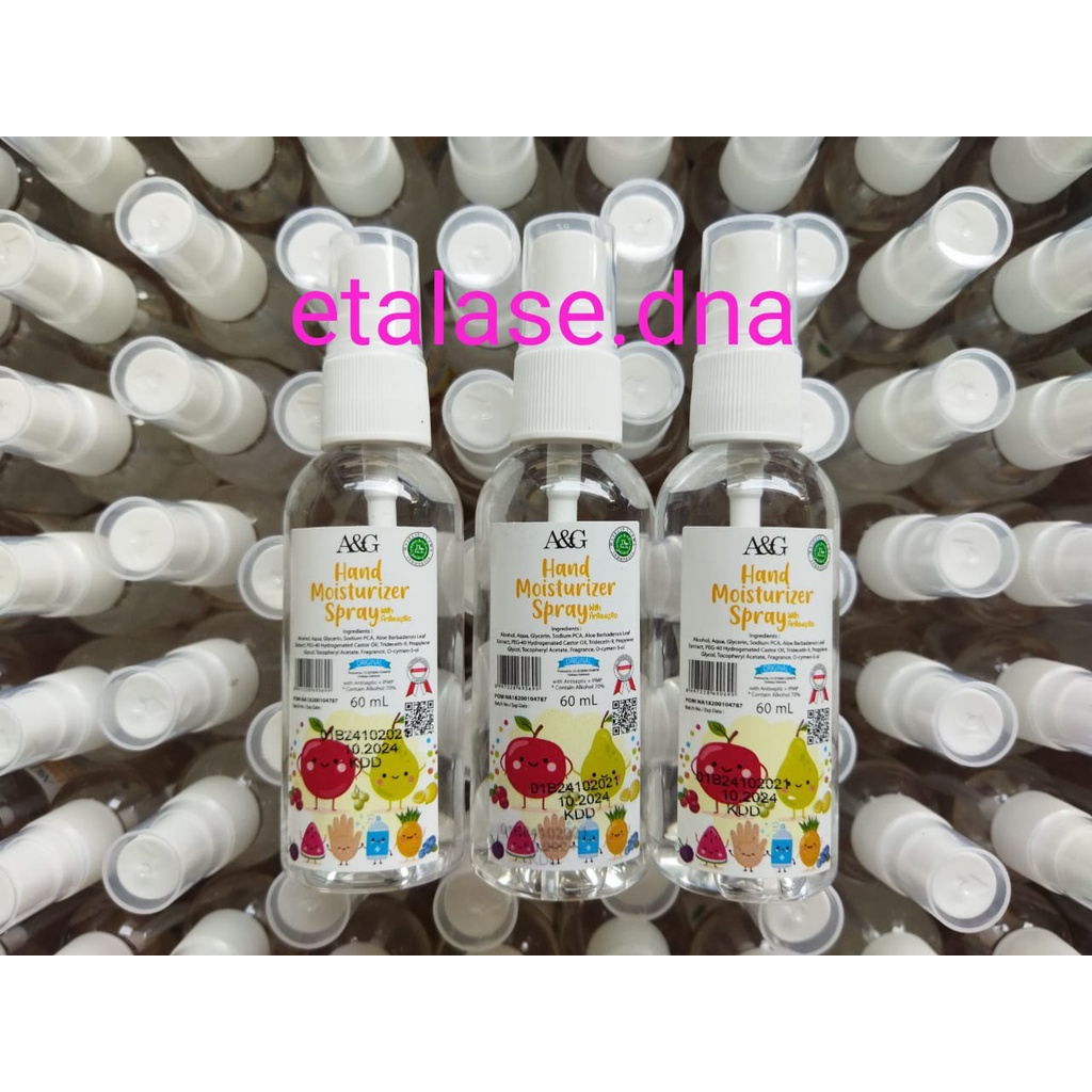 HandSanitizer Cair Spray 60ml dan 100ml/ Hand Sanitizer gel 100g 50g Aroma buah