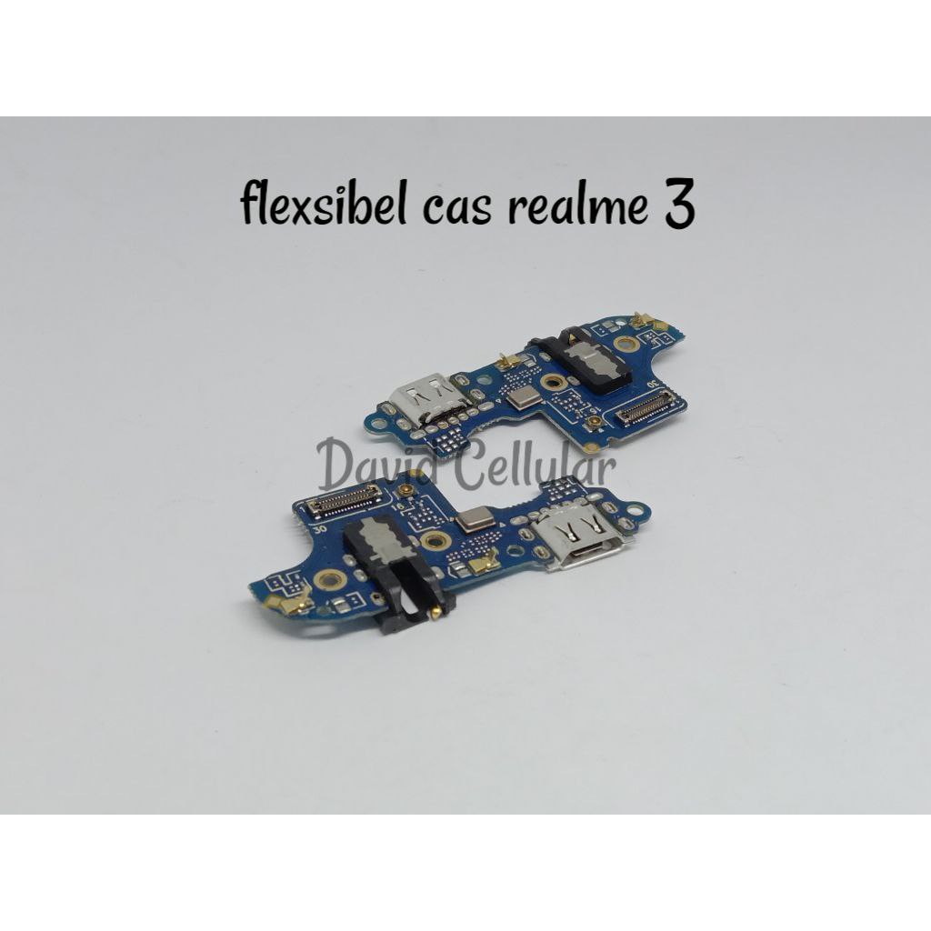 PCB CAS + LUBANG HEADSHEAT REALME 3 - FLEKSIBEL KONEKTOR CAS