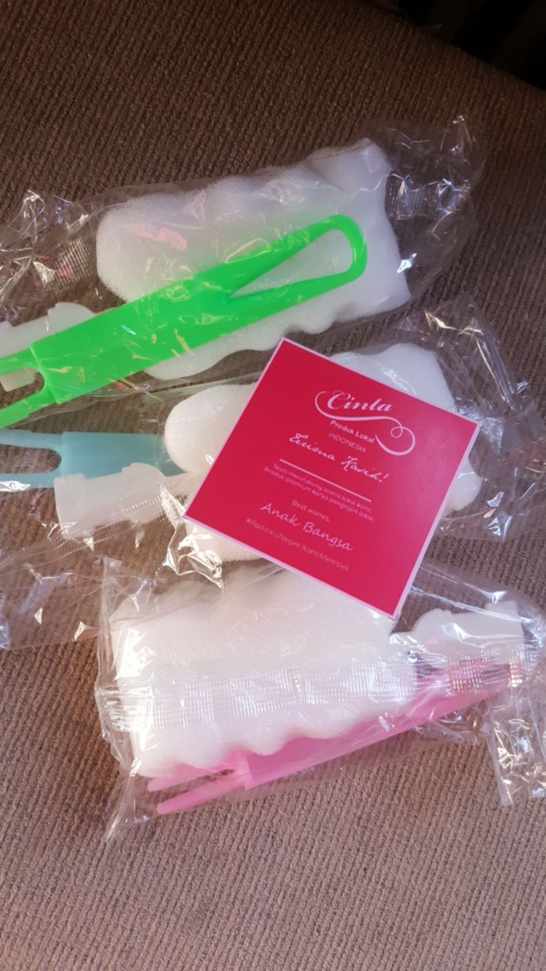 Sikat/tongkat Spon Pembersih Botol