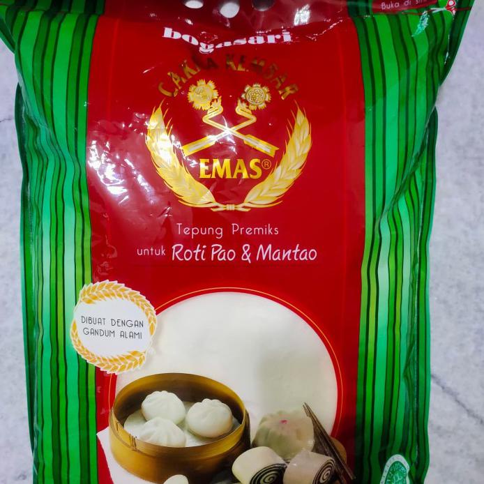 

TEPUNG TERIGU CAKRA KEMBAR EMAS BOGASARI (ROTI PAO & MANTAO) 5 KG