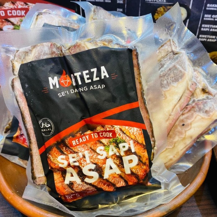 

sei sapi asap brisket lengkap dengan sambal 250gram (smoked brisket) - Sambal Luat, original - BARU