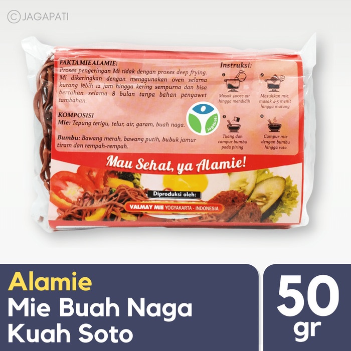 

Ss5Gg Alamie - Mie Buah Naga Kuah Soto 50Gr - Mie Sehat Ff045