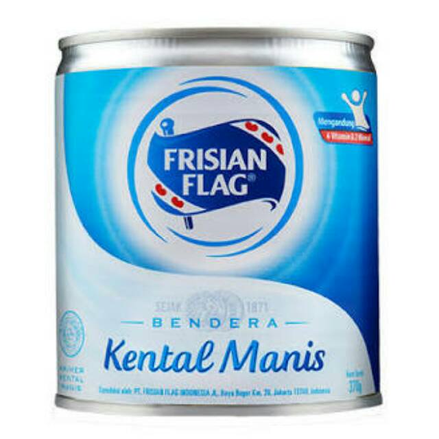 Susu Kental Manis Bendera Frisian Flag Kaleng 370g ...