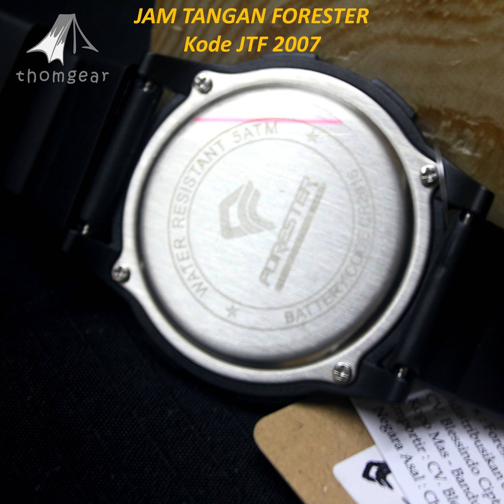 Forester Jtf 2007 Jam Tangan Pria Origial Forester Digital Adventure Sport Outdoor Waterproof Water Resistant Anti Air Pria Cowok Original Ori Terbaru 2022 Free Rubber Strap Cadangan Batre Box Kayu Thomgear Bangakalan Palangkaraya Pare Pare Kebomas