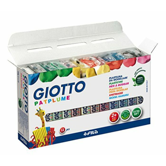 

RG950 Giotto Patplume lilin main anak plasticine paket ekonomis 12 warna