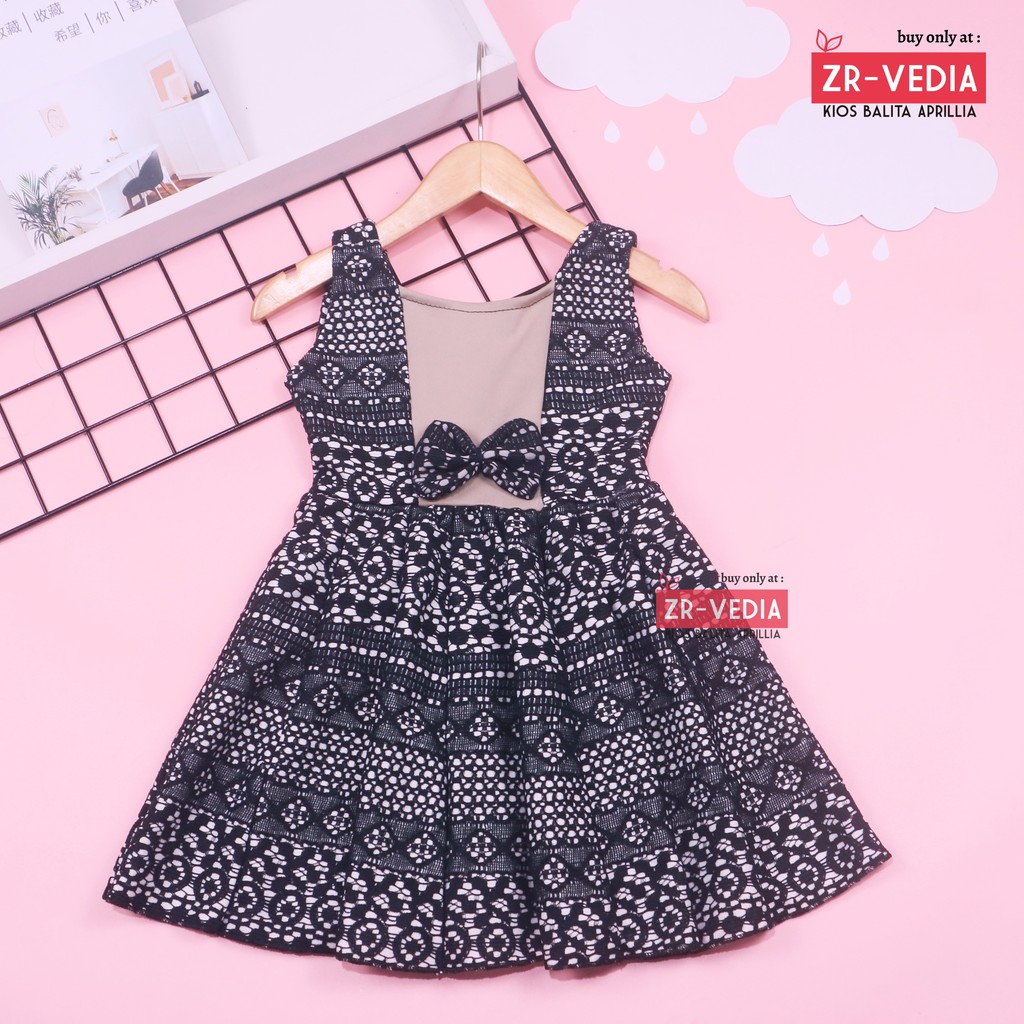 Dress Clairine Baby uk 3-12 Bulan / Baju Anak Perempuan Fashion Pesta Dres Bayi Yukensi Adem