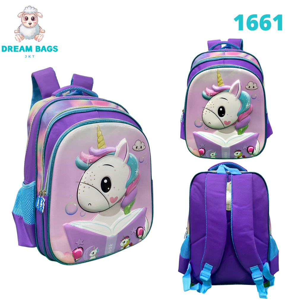DREAM BAGS Tas Ransel Anak Perempuan Ukuran SD Tas Sekolah