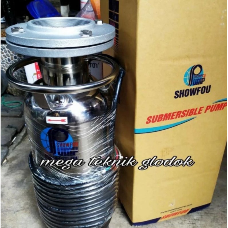 POMPA BANJIR 3 HP 4 INCH POMPA SHOWFOU KS.332 POMPA CELUP SUMBERSIBLE POMPA TAMBAK UDANG