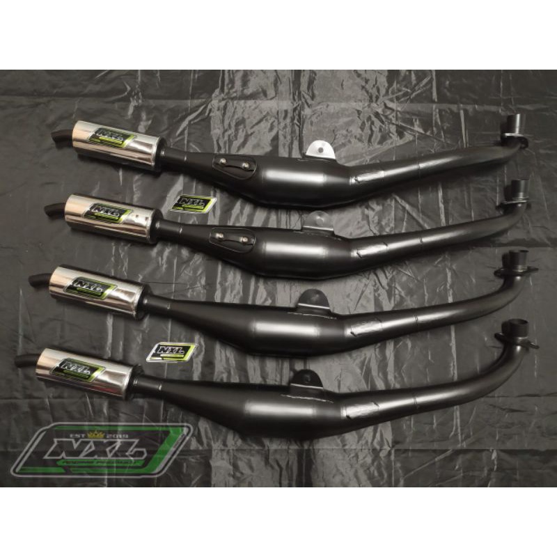 knalpot fiz r NXL racing original perut hitam polos