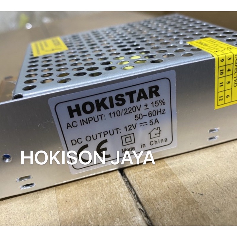 Trafo Hokistar 12V-5A