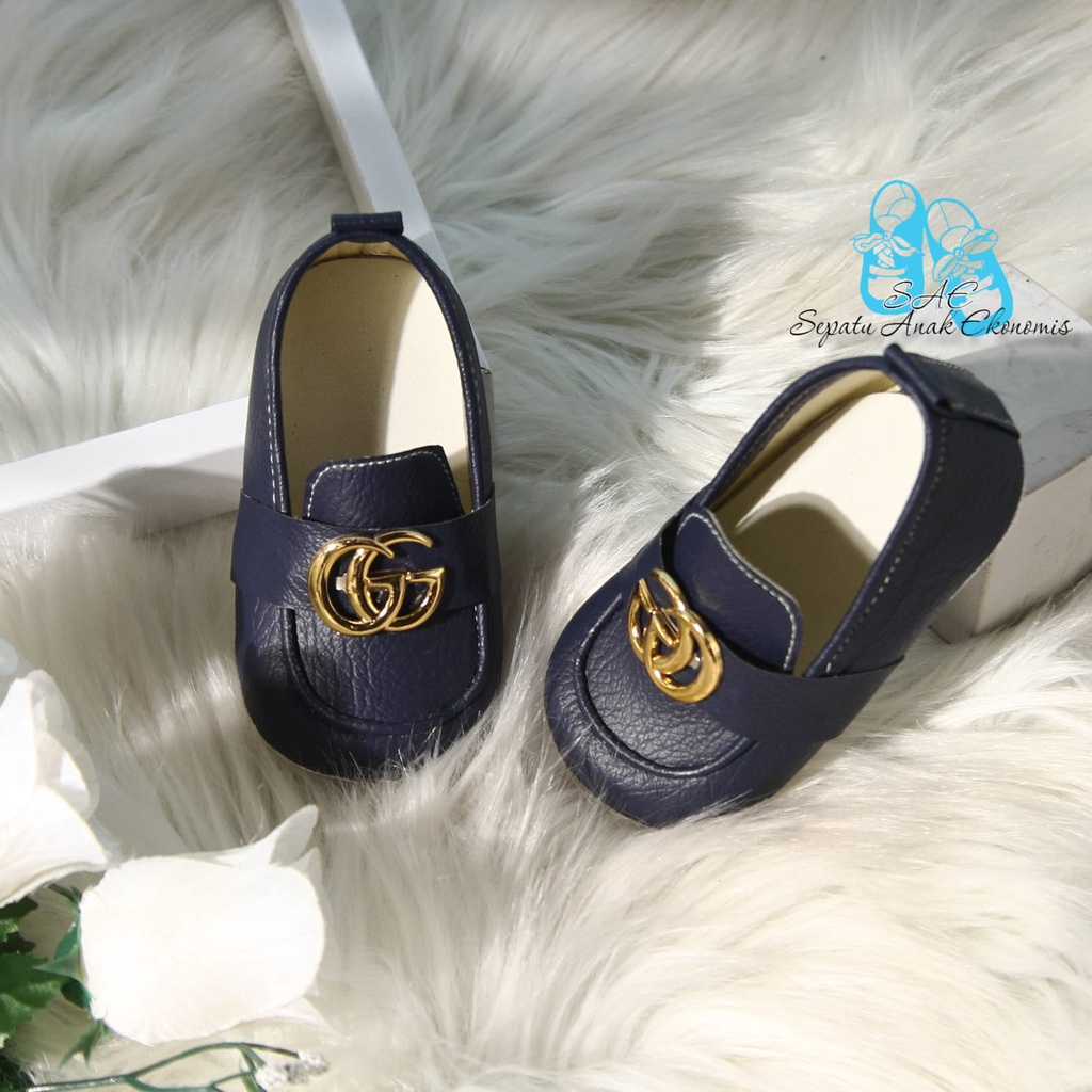 Prewalker Loafers GC Work-Cream, Bayi Perempuan Usia 0 12 Bulan Sepatu Belajar Jalan - Sepatu Anak Ekonomis