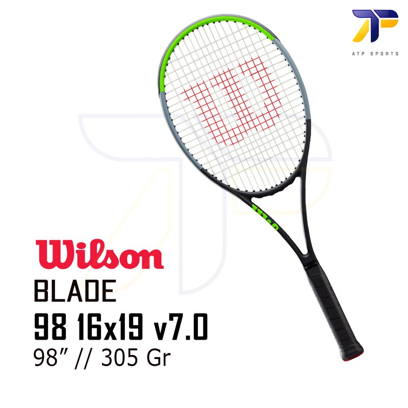 Raket Tenis Tennis Wilson Blade 98 16x19 16/19 v7.0  305 Gram