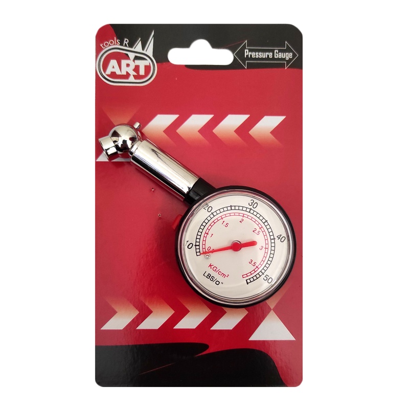 ART Pressure Gauge presure gauge alat pengukur tekanan ban motor dan mobil Ukuran Angin Loncen /Lonceng Alat Ukur Tekanan Angin Ban Motor Mobil / Tire Pressure Gauge