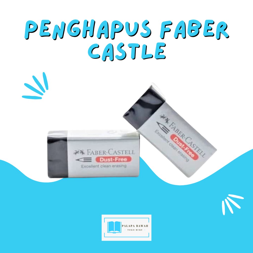 

Eraser / Penghapus Faber Castle Dust-Free