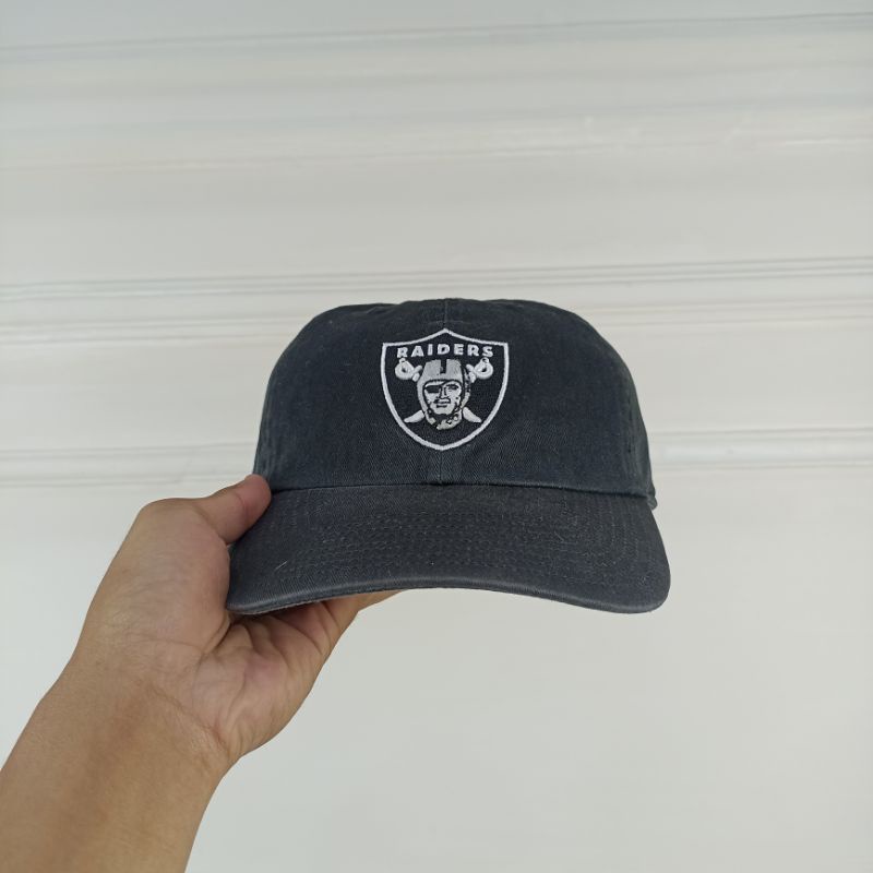 topi cap hat snapback raiders 47 x nfl second bekas