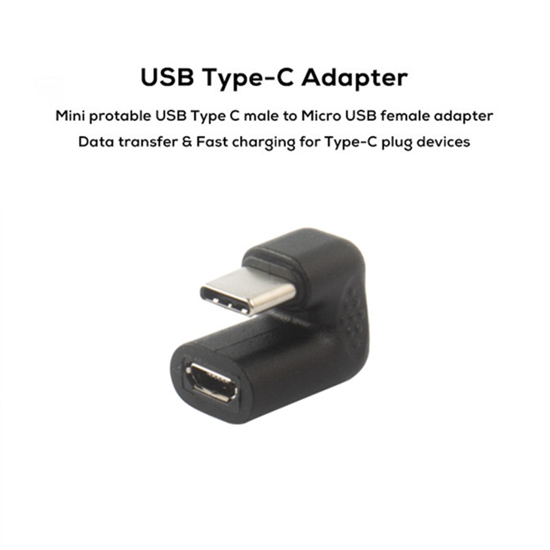 Btsg Tipe C Male Plug To Micro USB Female Adapter Charging Converter Transfer Data Kecepatan Tinggi USB3.1 Untuk Ponsel PC