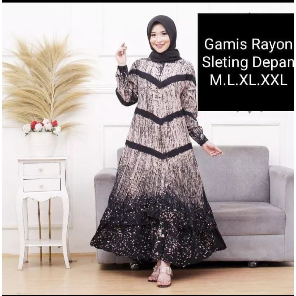 GAMIS RAYON HOMEY DRESS | GAMIS TWILL ORI | GAMIS SYARI BUSUI CANDI MEKAR