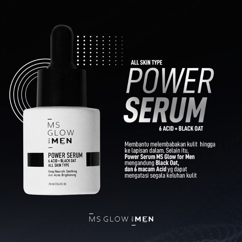 Power Serum MS GLOW MEN/Serum ms glow men