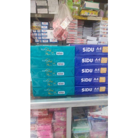

mh Kertas HVS A4 75 Gram Sinar Dunia Putih Cerah