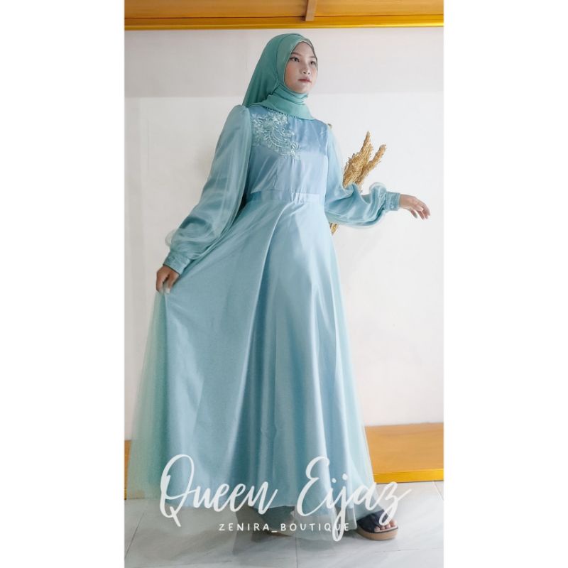 QUEEN EIJAZ GAUN tulle tutu / baju pesta / prewedding / wisuda / gamis kondangan / couple / tersedia ukuran kecil hingga jumbo