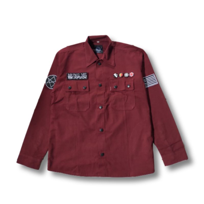 Arfacloth - Field Jacket Maroon Sempiternal - Jaket Semi Parka