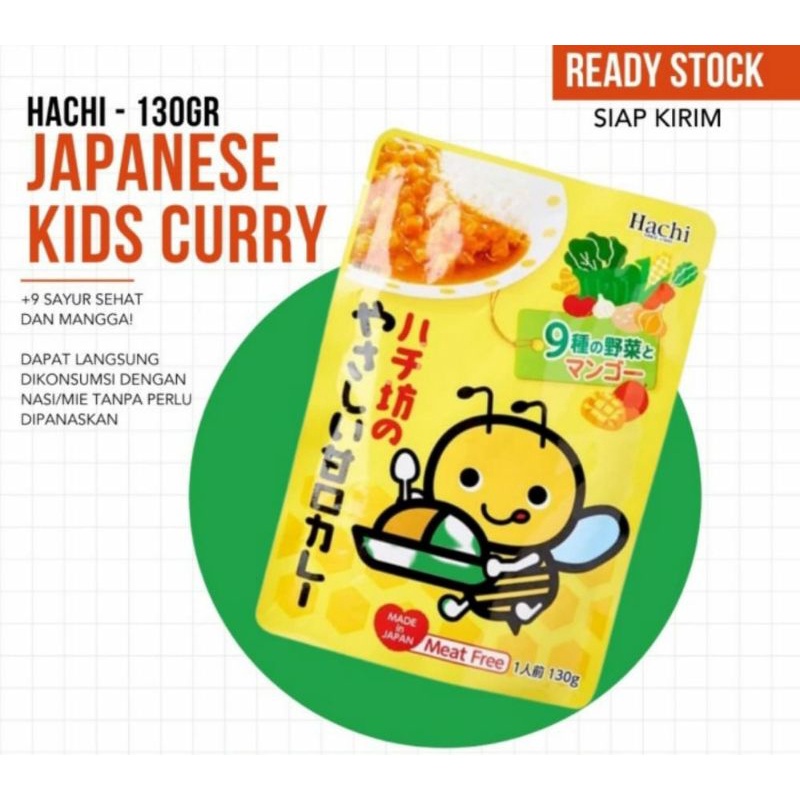 

Hanchi Japanese Kids Curry +9 Sayur Sehat 130 Gr Bumbu Kari Import Jepang Untuk Anak