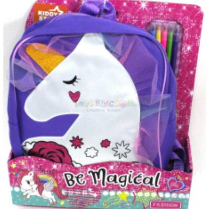 Kiddy Star My Magical Doddle Bag Coloring bag sequin aktifitas anak
