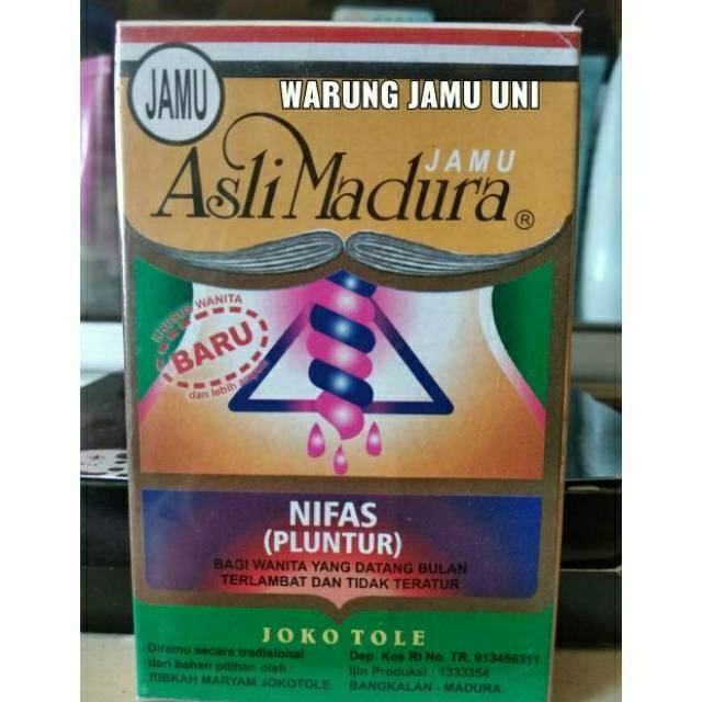 Jamu Nifas/Pluntur Asli Madura piLL/kapsul