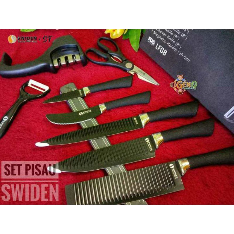 Pisau Swiden Knife Set / Pisau Sultan / Pisau Serba Guna "FREE ASAHAN"