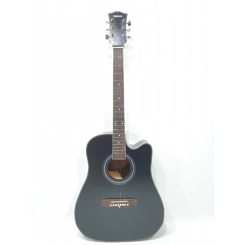 Gitar Akustik Merk Yamaha Tipe F1000 Hitam Natural Jumbo Sunkay Trusrod Senar String Murah Jakarta