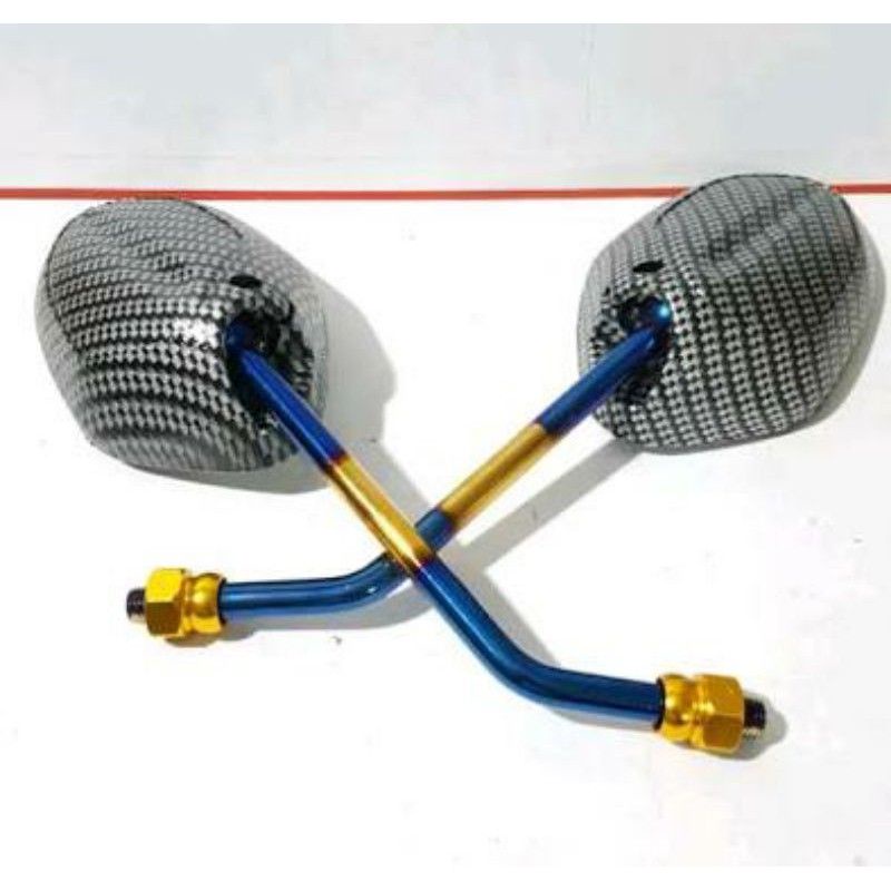 spion karbon beat tangkai panjang drat 14 yamaha