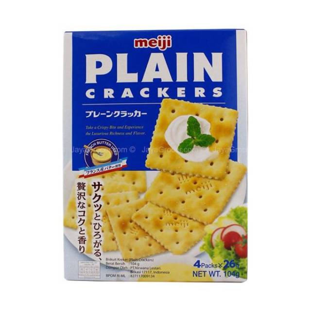 

Biskuit Meiji Plain Crackers