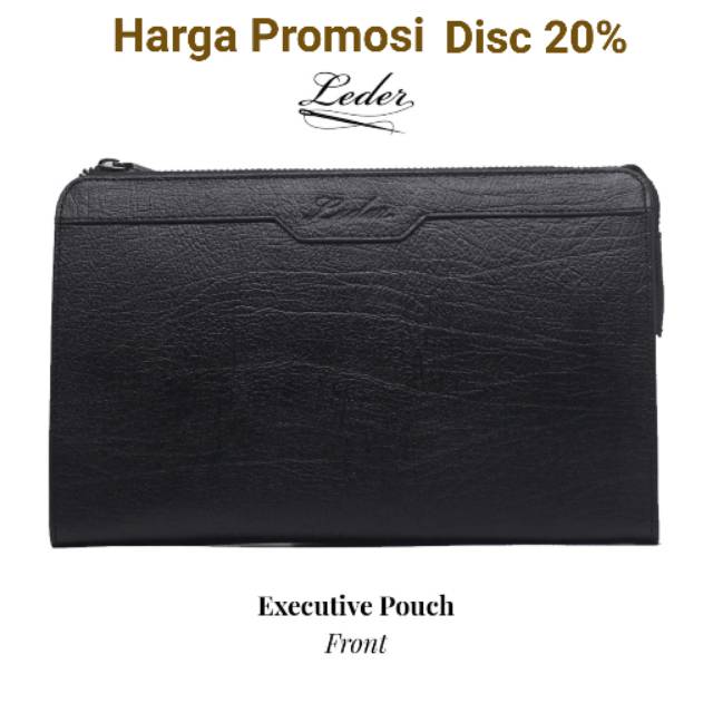 Mens Executive Pouch/Clutch Executive Pria  (100% Kulit Asli) by Leder