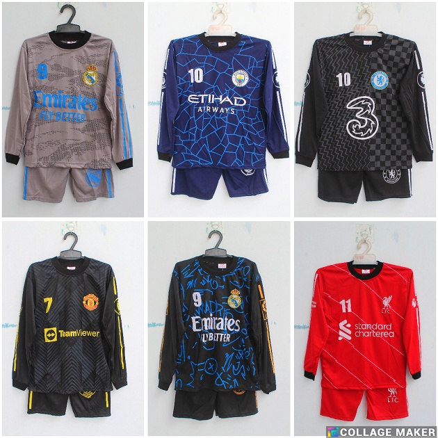 Baji kiper baju kiper futsal setelan baju bola kiper liverpool