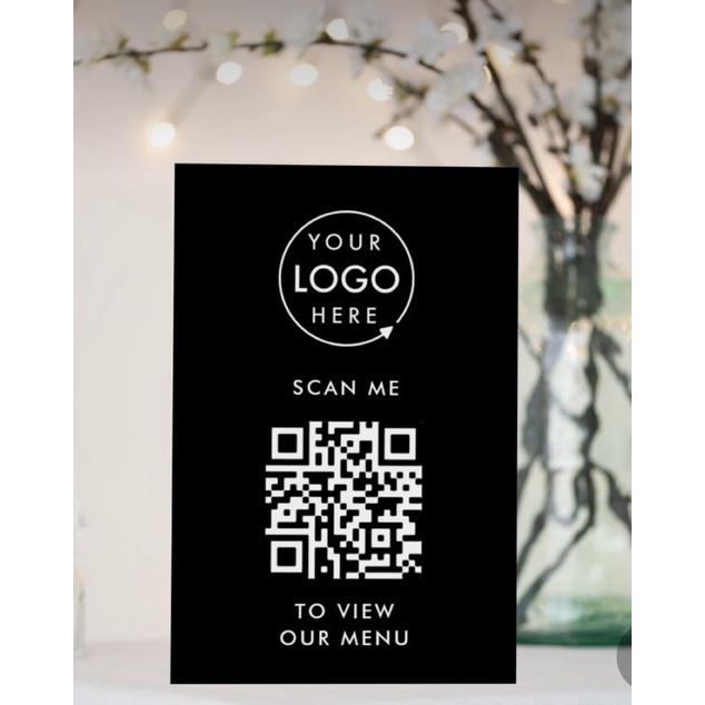 QR CODE SCAN BOARD SOCIAL MEDIA | AKRILIK