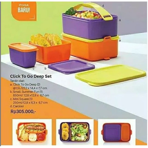 Tupperware CTG DEEP SET