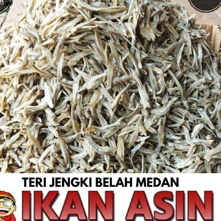 

Top Design--Ikan Asin TERI JENGKI / KACANG BELAH MEDAN 250 gr cap TOKE BAGAN SIAPI API