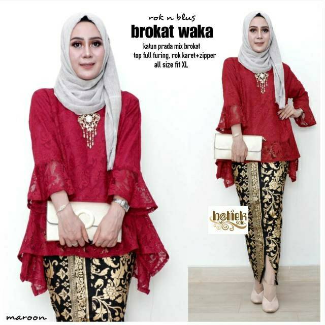 BATIK BROKAT SET
