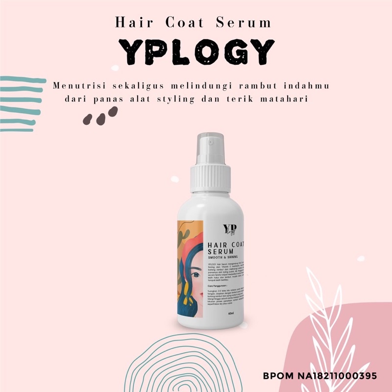 YPLOGY Hair Coat Serum Rambut 60ml BPOM