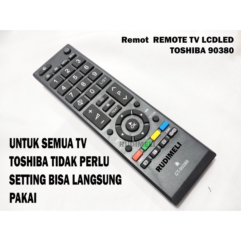 Remot TV LED / REMOTE TV LCD REMOT LED TOSHIBA 90380