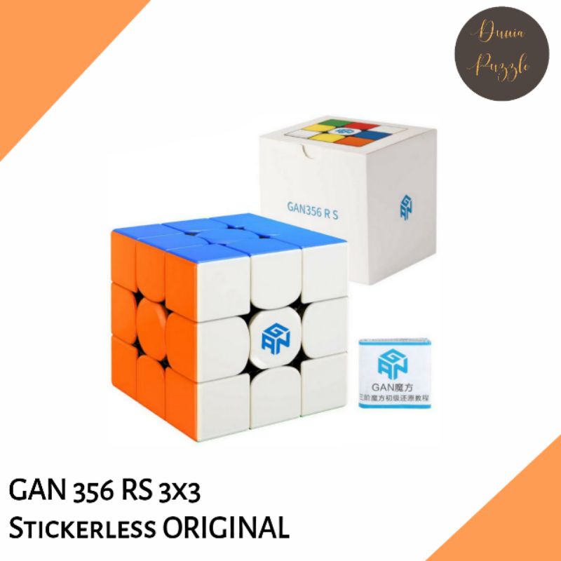 Rubik 3x3 GAN 356 RS 3x3 Stickerless ORIGINAL