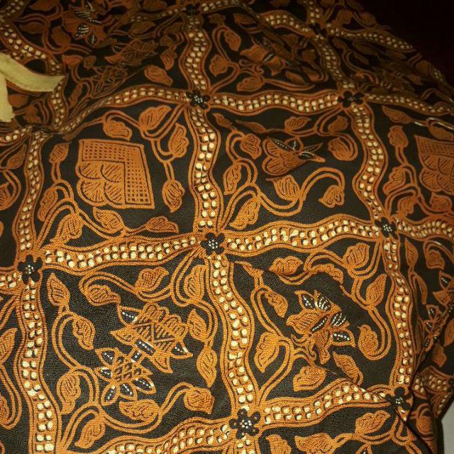Kain Batik Solo Katun Jarik Sogan Genes  Sido Luhur Seri Saturnus